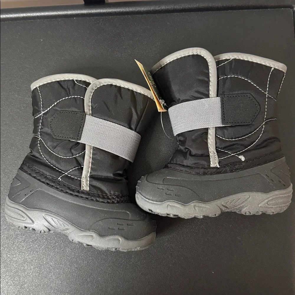 Kamik Snowbugs Baby Toddler Snow Boots Black Size 6 New NIB